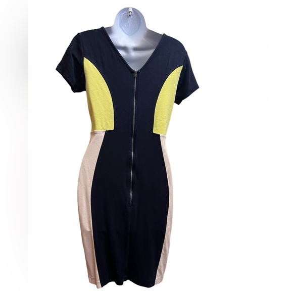 French Connection Manhattan colorblock dress Size 8 - Picture 4 of 7